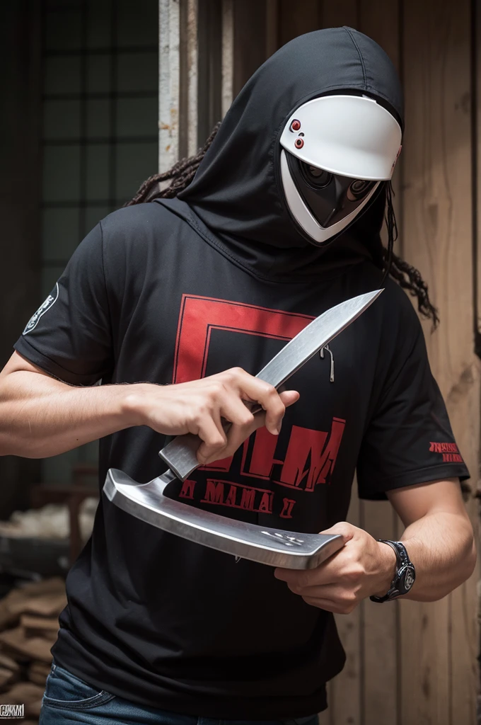 Uma cena slasher garoto