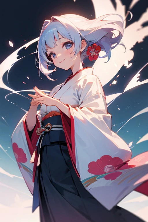 A beautiful woman cute A beautiful girl once in a millennium. Stylish clothes. Japanese High-class kimono Everyone is mesmerized smile cutesmile