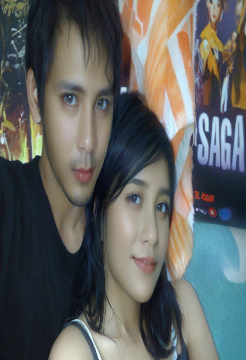 a young boy and girl, beautiful detailed eyes, beautiful detailed lips, extremely detailed eyes and face, long eyelashes, cute couple, romantic, fantasy, whimsical, elegant, cinematic lighting, dramatic shadows, vibrant colors, intricate details, digital art, 8k, highly detailed, photorealistic, masterpiece