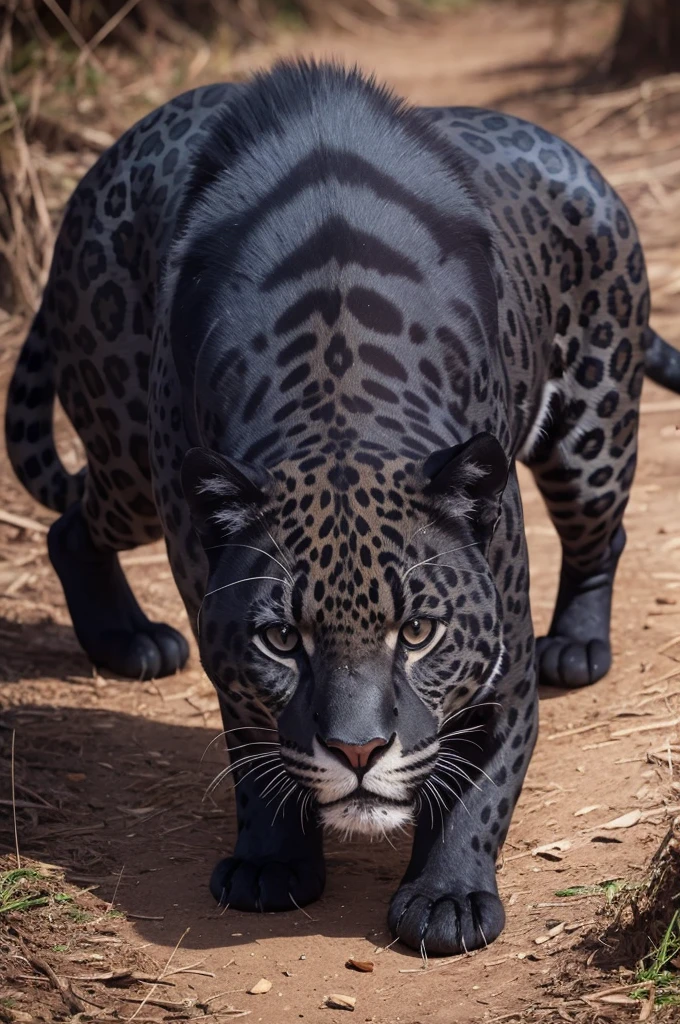 Jaguar animal preto