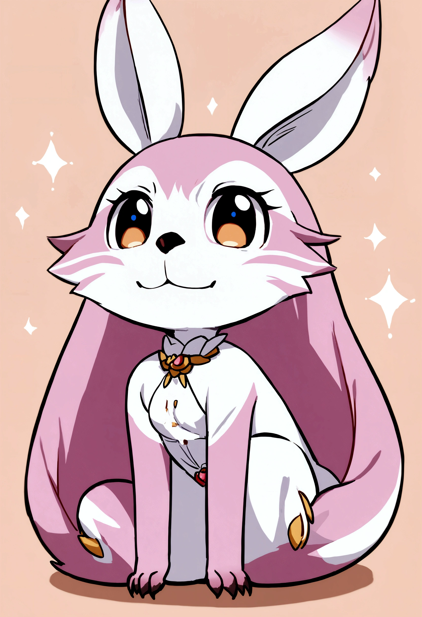 kyubey, (uploaded on e621), (uploaded on pixiv), (madoka magica, anime screenshot), (questionable content), (hearts over head), (winking, happy face), (showing card in his paw), valentines day, (cinematic background), (perfect face, perfect paws, perfect feet), (happy face), 2 feet <lora:kyubey:1>
