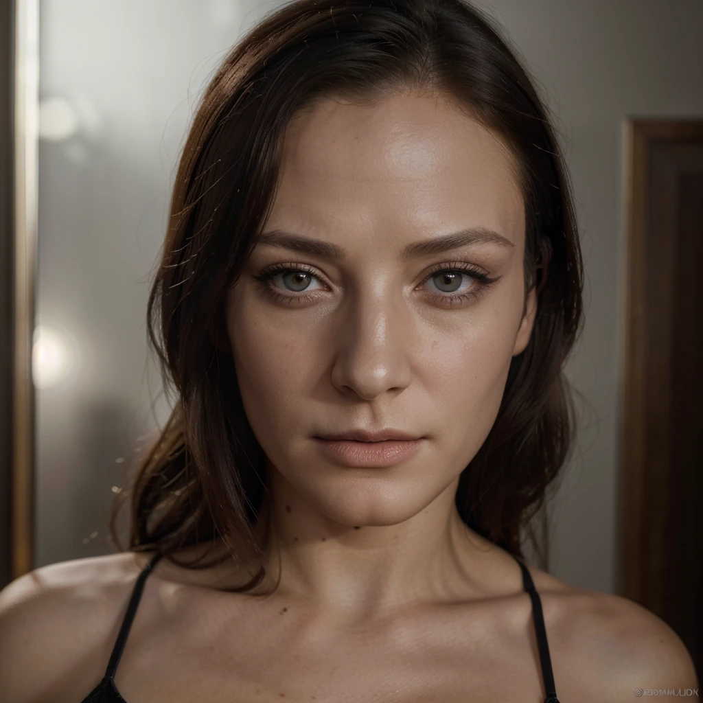A beautifully detailed portrait of Jason Isaacs as the character Cherry from the movie Sweet November, highly realistic and photorealistic style, with extreme attention to detail, sharp focus, vivid colors, warm lighting, flawless skin, piercing eyes, luscious lips, elegant posture, tasteful outfit, serene expression, blurred background, cinematic composition, (best quality,4k,8k,highres,masterpiece:1.2),ultra-detailed,(realistic,photorealistic,photo-realistic:1.37), Jason wearing a dress and dramatic make up.