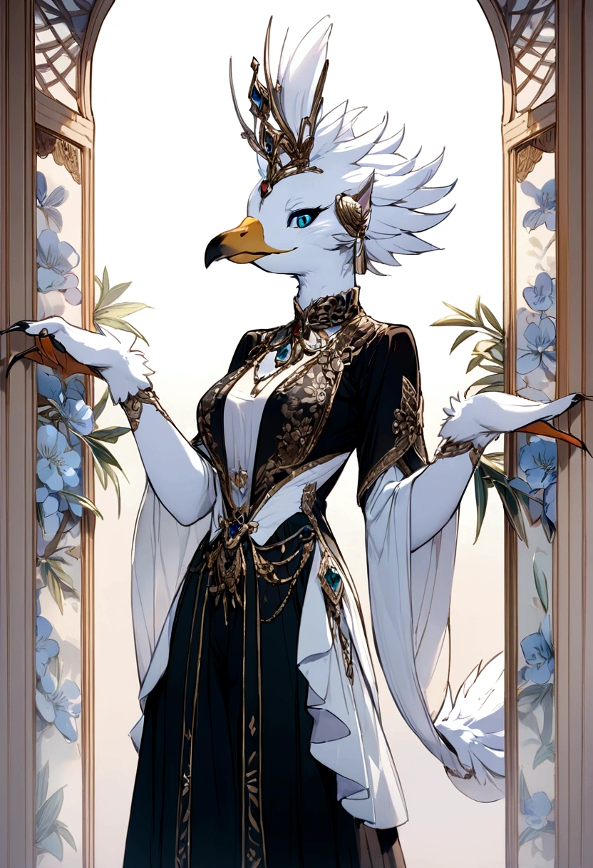 Furry female bird