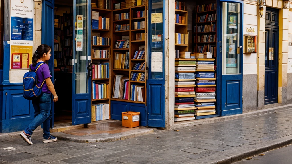 libros y cuadernos quemados en la calle