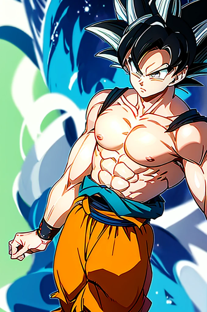 Genera a 4 saiyajin desnudas