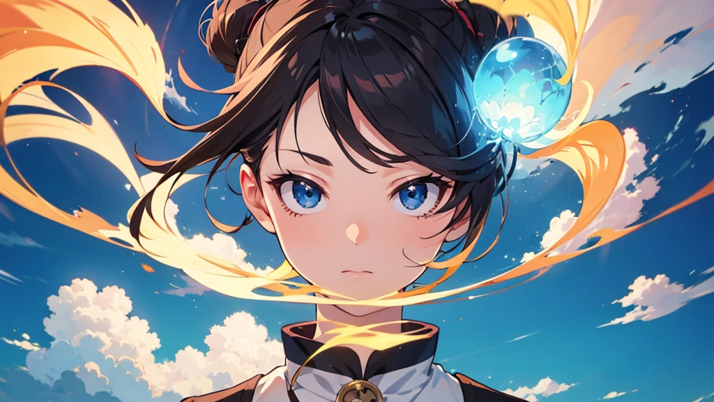 anime style clouds, 8K image quality, Masterpiece