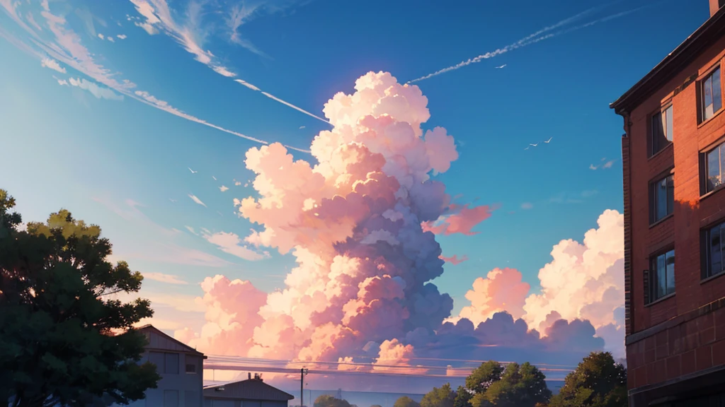 anime style clouds, 8K image quality, Masterpiece