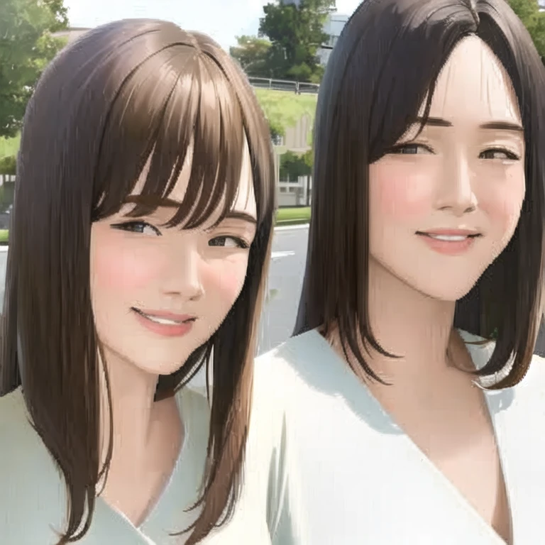 (masterpiece, best quality:1.2), 1girl, solo、双子