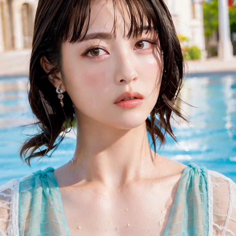 ((Best quality, 8k, Masterpiece :1.3)), 1girl, Pretty woman, Ultra-detailed face, Detailed eyes, Double eyelid, natural make up