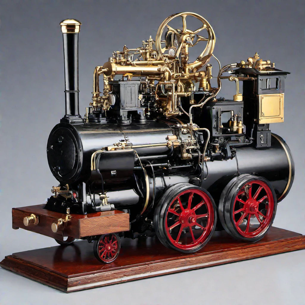 (masterpiece, best quality:1.2), Steam engine