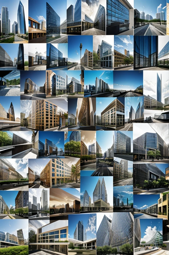 Architectural collage