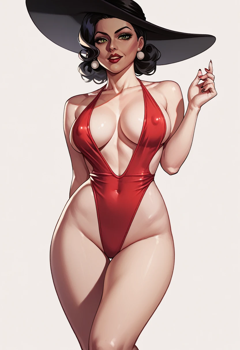garota linda, Fine swimsuit, piscina, Seios grandes, medium thighs