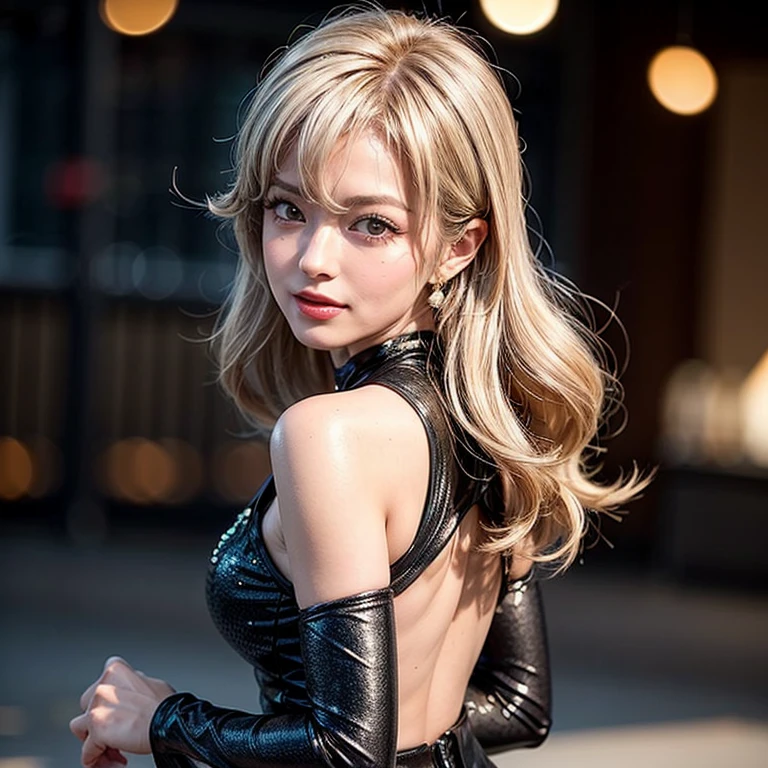 NSFW, 8k, High-level, absurd, masterpiece, best quality, primitive, very detailed CG, very detailed wallpaper, perfect lighting, Extremely detailed ((( personifying " Farrah Fawcett Majors " as a Little Girl))), MysticSight, Tyndall effect, Tyndall scattering, (Studio gray background with (Overflowing oodles Dazzling RainbowColorParticles (BokeH))), (RoundlyButts, ThighGap), (Exposed:0.4), (((Assfocus:1.4)) ThighGap) BREAK  (Acutance:0.88), (NOGIZAKA face variations) Extremely Detailed very KAWAII face variations, perfect anatomy, Childish, CaptivatingGaze ElaboratePupils detailed Eyes with (sparkling highlights:1.28), (Voluminous LongEyelashes、GlossyRED Lips with beautiful details, RosyCheeks, Radiant PearlSkin with Transparency . { (Dynamic LifeLike expressions:1.4) | :d) }, (large eyes:-1) .