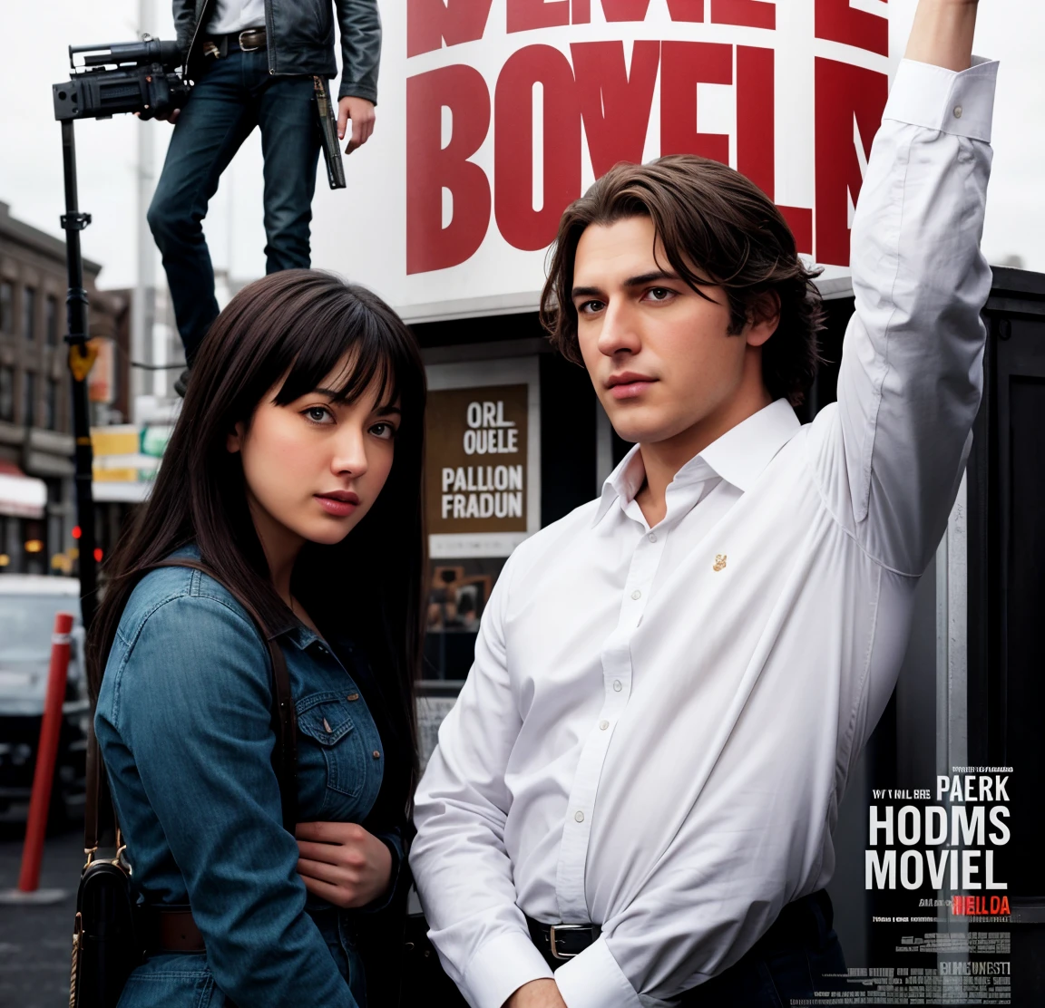 the big lewboski movie poster with woman instead of men