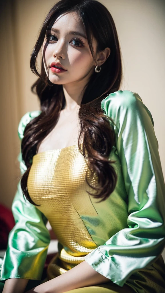 (((HD photo))), ultra high res.photorealistic:. 1.4, UHD An individual wearing shalwar kameez in an ultra-detailed and realistic manner, with every intricate detail of the fabric and stitching clearly visible. The image should showcase the best quality, with a resolution of 4k or 8k, resembling a masterpiece. The color palette should be vibrant and the lighting should highlight the texture of the clothing. The overall composition should be focused on the person, capturing their posture, expression, and the intricate patterns on the shalwar kameez. The art style should emphasize the beauty of portraits and highlight the cultural significance of the clothing