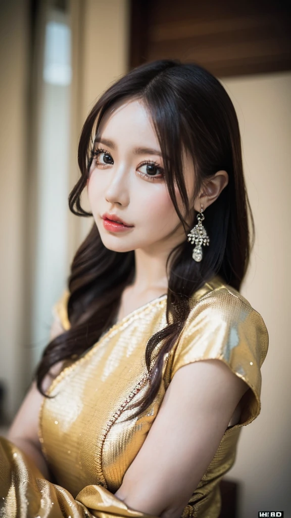 (((HD photo))), ultra high res.photorealistic:. 1.4, UHD An individual wearing shalwar kameez in an ultra-detailed and realistic manner, with every intricate detail of the fabric and stitching clearly visible. The image should showcase the best quality, with a resolution of 4k or 8k, resembling a masterpiece. The color palette should be vibrant and the lighting should highlight the texture of the clothing. The overall composition should be focused on the person, capturing their posture, expression, and the intricate patterns on the shalwar kameez. The art style should emphasize the beauty of portraits and highlight the cultural significance of the clothing