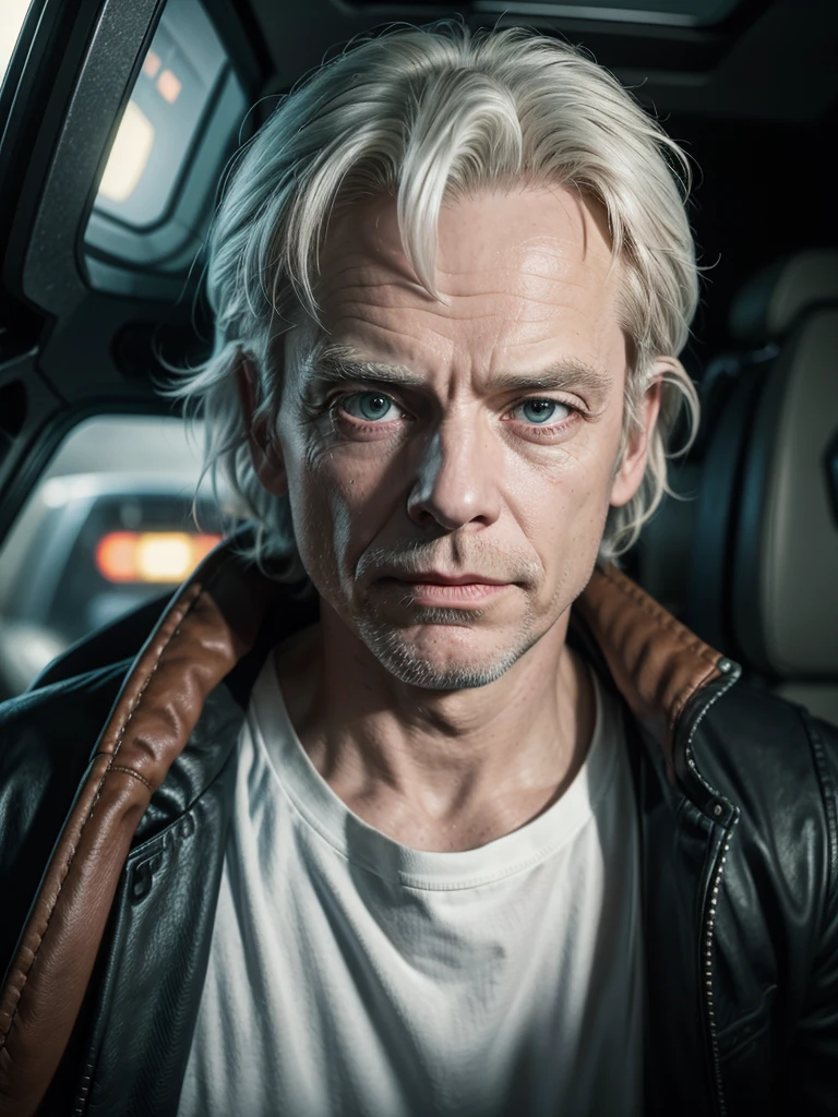 Dr. Emmett Brown, known as Doc Brown, is an eccentric and brilliant scientist from the "Back to the Future" trilogy, played by Christopher Lloyd. He invents the time machine from a DeLorean DMC-12, which is fundamental to the plot of the films. Doc is known for his enthusiastic nature and his iconic look with shaggy white hair. His friendship with Marty McFly is central to the story, and together, they navigate the challenges of time travel. Over the course of the series, Doc evolves from a solitary scientist into a man who values ​​his personal relationships and the responsibility of his inventions.