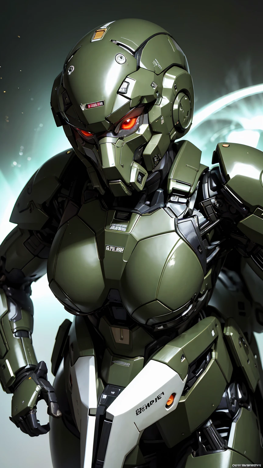 最high quality非常に詳細, Advanced Details, high quality, 最high quality, High resolution, 1080p, hard disk, beautiful,(War Machine),(Snug-fitting headgear),See the big picture,beautifulサイボーグ女性,Dark Green Mecha Cyborg Girl,Battle Mode,Mecha Body Girl　8k dark green body armor　girl　Sweaty face　Droopy eyes　short hair　Gas mask with extension nozzle　boyish　Steam coming out of my head　My hair is wet with sweat　Black Hair, Steam coming out of the mouth　Lying in bed　The skin under the face is not exposed　Full body portrait　I can see the vagina　Whimpering　Horror front