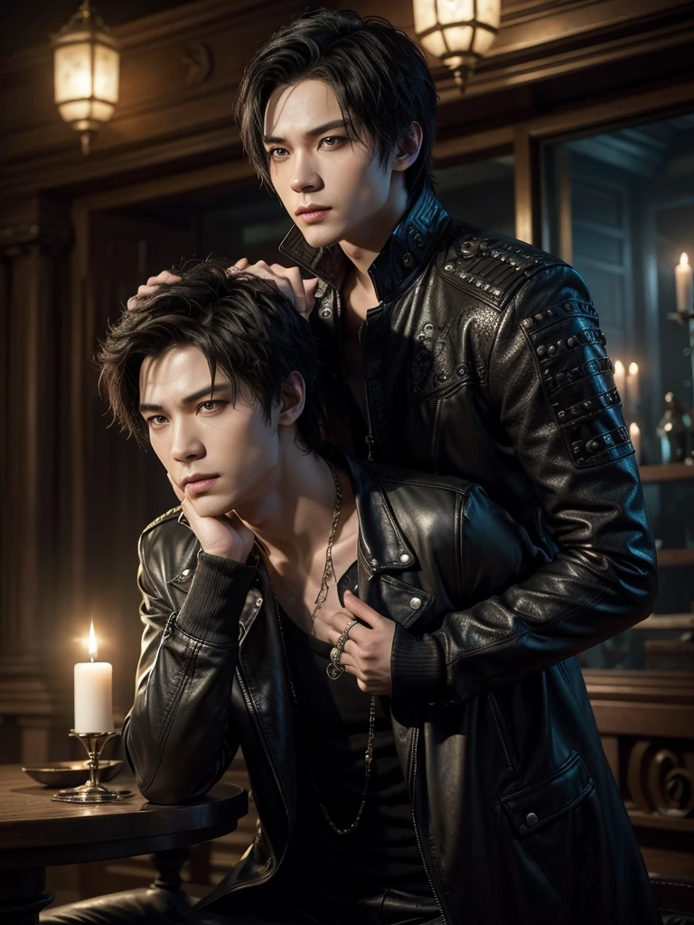 Magnus Bane is an immortal sorcerer from Cassandra Clare's "The Mortal Instruments" universe. He is known for his striking appearance, with cat eyes and a flamboyant style, as well as being witty and sarcastic. With vast magical powers and a history that spans centuries, Magnus has a deep knowledge of magic. Her relationship with Alec Lightwood, a Shadowhunter, is central to the series, exploring themes of love and acceptance. Magnus is a vibrant, loyal and complex character,