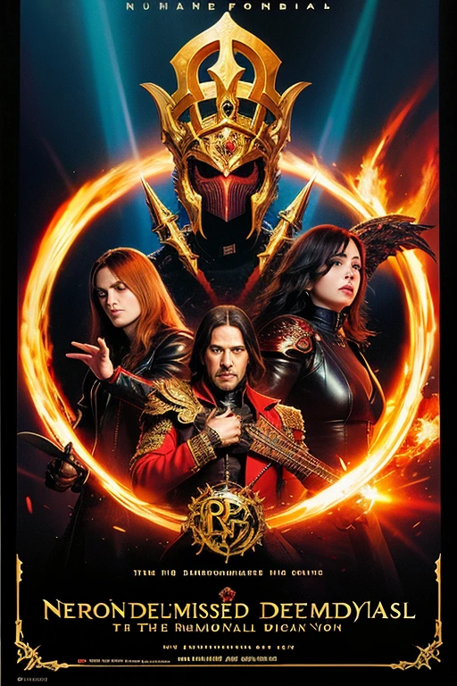 Heavy metal CD jacket illustrations The title is ROYAL DEMONSEED