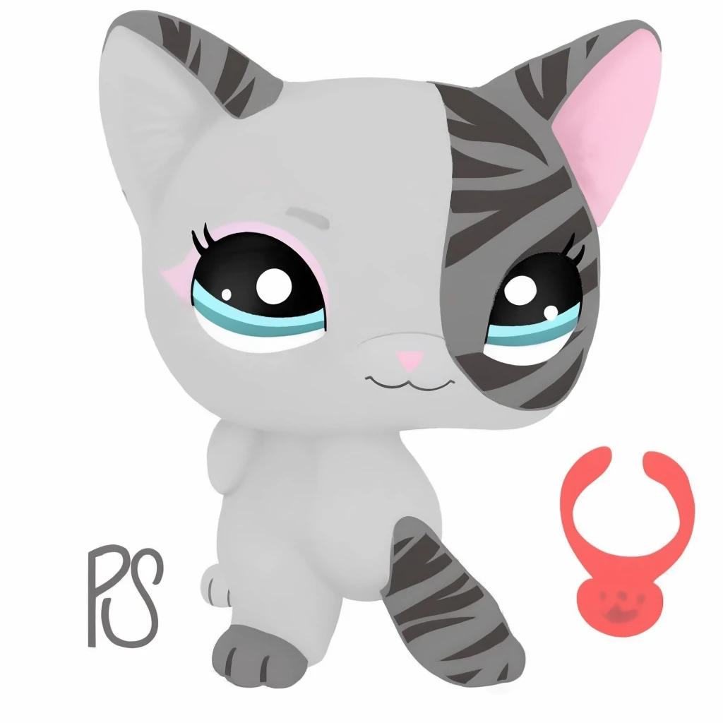 LPS, toy, cat.