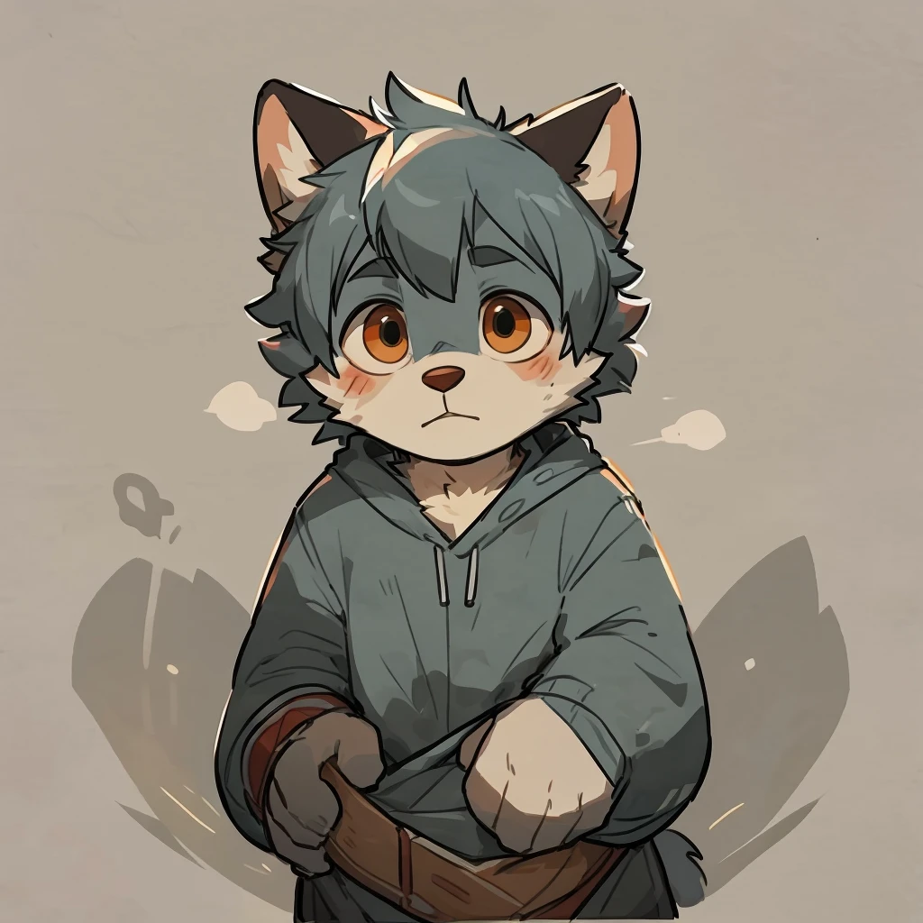 by milkytiger1145 By Donkeyramen, By wfa, IvanTheCat,solo,simple background,smartphone,looking at viewer solo,