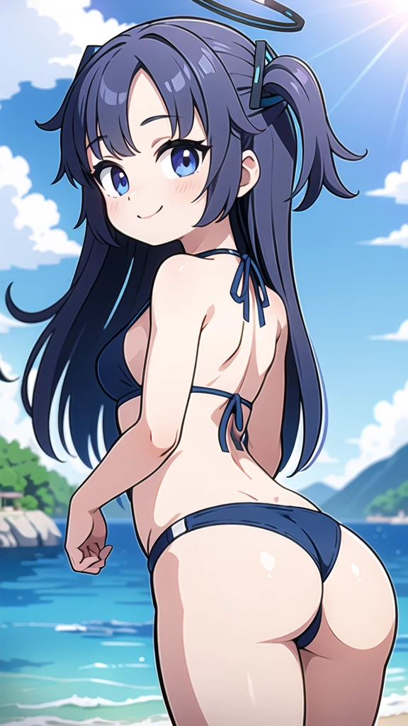 A age girl, strange art, crazy, slightly twisted, hard to understand, beautiful, elegant, advanced, weird,, refreshing, bikini, back to me, back to me, bare midriff, smile, clip, elegant, beautiful, smile, accent, artwork, clarity, butt, butt, fat butt