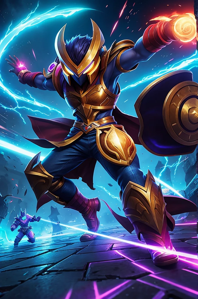 Arcade battle league of legends world tematic enemies