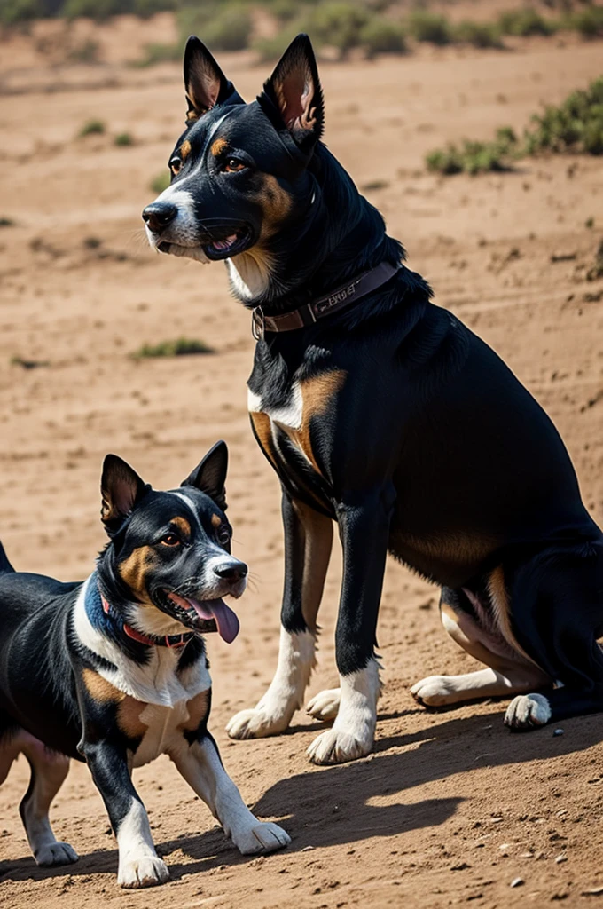 Perros con correa