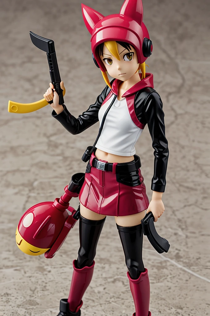 Haz una figura de pvc de mamimi del anime flcl