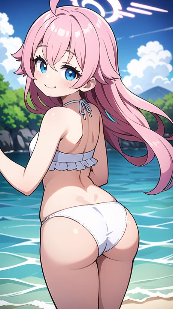 A age girl, strange art, crazy, slightly twisted, hard to understand, beautiful, elegant, advanced, weird,, refreshing, bikini, back to me, back to me, bare midriff, smile, clip, elegant, beautiful, smile, accent, artwork, clarity, butt, butt, fat butt