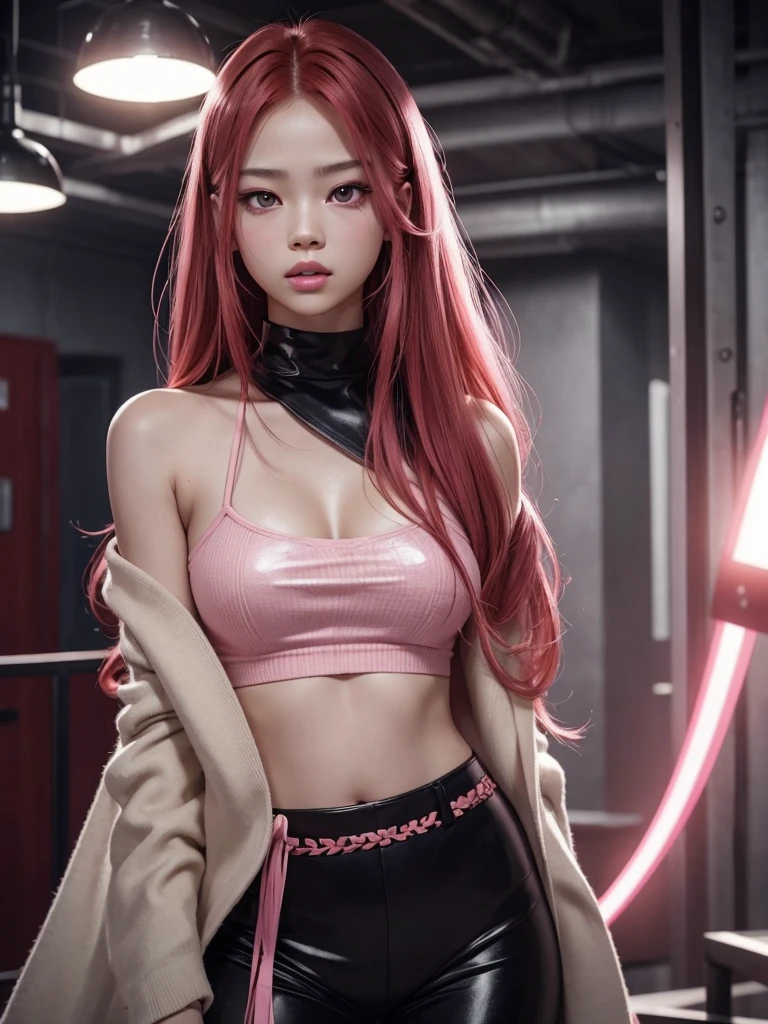 glowing skin, lips, sacimaer detailed skin, Beautiful face and detailed pink eyes, Spotlight, professional lighting, 1 girl, Alone, long hair, wearing a cute outfit, natural pose, lips, indoor, realistic, I want the whole image be created, face and body of blackpink's Jennie kim with red hair and in four places with different poses doing random things  glowing skin, lips, sacimaer detailed skin, Beautiful face and detailed pink eyes, Spotlight, professional lighting, 1 girl, Alone, long hair, wearing a cute outfit, natural pose, lips, indoor, realistic, I want the whole image be created, face and body of blackpink's Jennie kim with red hair and in four places with different poses doing random things cosplaying of some character jujutsu kaisen 