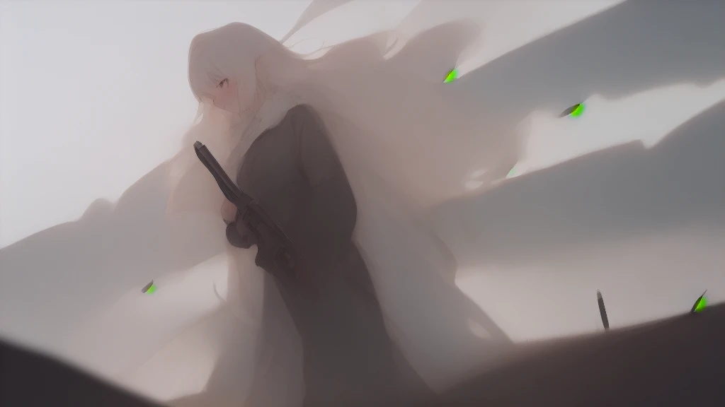 ;(((A full-length girl holding a gun in a stranger's outfit and a gas mask))); , ela tem uma ((aura assassina:2.0)), the place is dystopian, and the lighting is LED (vermelho:1.5) e (azul: 0.5), ; ((obra de arte de corpo inteiro:1.8)), super detalhado, melhor qualidade, pixiv;