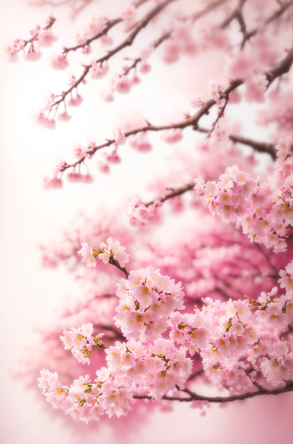 A bird sits on a cherry branch, cherryblossom, cherryblossom, sakura trees in the background, sakura season, cherryblossom, sakura blooming on background, blossom sakura, cherry blossom, lots of sakura flowers, green grass々and cherry blossoms, The cherry tree, lush sakura trees, cherry blossom falling, sakura bloomimg, sakura season dynamic lighting, under a cherry blossom tree