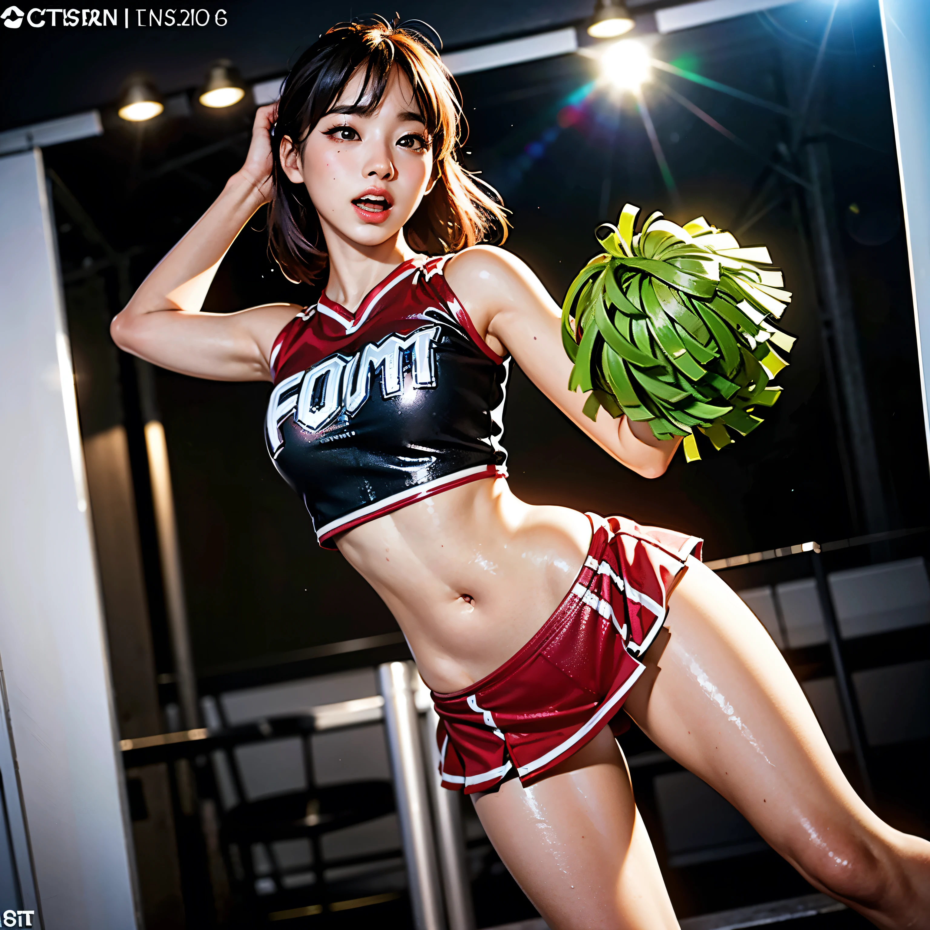 Ala fetish cheerleader in cheer uniform holding cheerleader pom-pom, jaeyeon nam, Korean Girl, Hot with shining sun, sakimichan hdri, captured on canon eos r 6, trending at cgstation, Young skinny gravure idol, Trending on CGSTATION, 4K], Shot with Canon EOA 6 D Mark II, 4 k ]