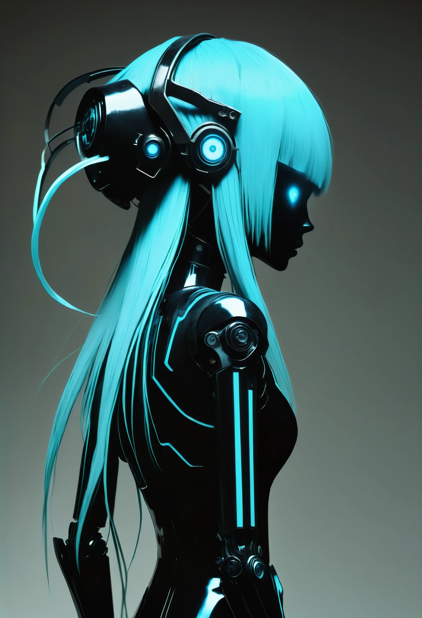 in style of Ashley Wood,in style of stephen gamel ,
1girl,noise,jalm,faulds,bioluminescence,
BREAK
from_side,chemiluminescence,chemically dyed long hair,dodgerblue,