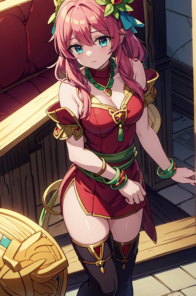 Highest quality, masterpiece, High resolution, alone, （Fire Emblem Tiki），（Fire Emblem: Mystery of the Emblem），Dragon&#39;s Wing，Japanese sword，kimono，Great armor、Shogun，（armor），（green‗コート），（green_Hair Color），Young Girl，Anime Style, Highest quality, 4k, masterpiece,， alone, 1,whole body，looking at the camera, Shinkai Makoto style, Sharp Eyes，（Full Finger）, （Accurate fingertips）, （The finer details）, （Anatomically correct）, (Movie Background), Hyper Detail, (Subtle details), (Intricate details),