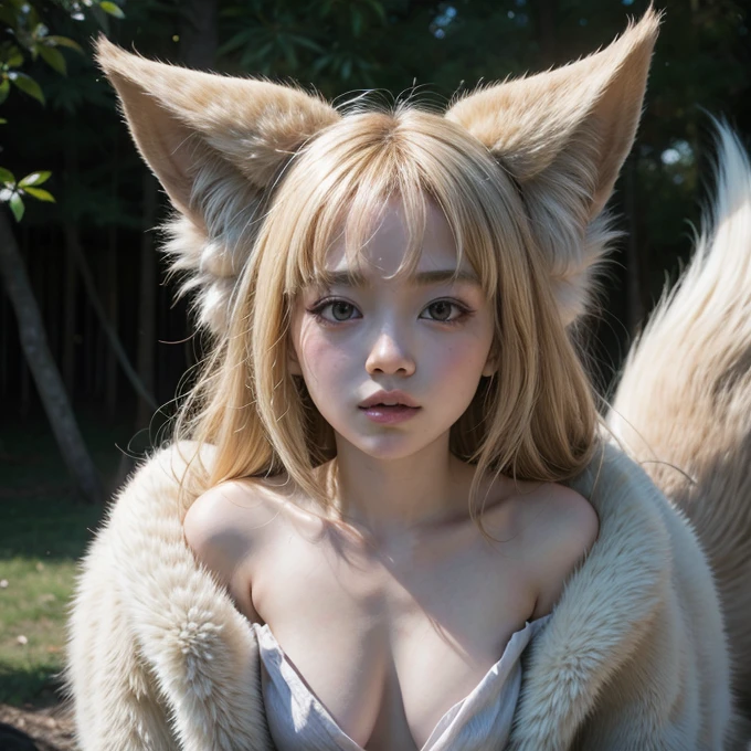 、1 person、Baby Face、Classmate、whole body、(leopard print fur underwear、White leopard fur、Fluffy fur:1.5)、Small breasts、(smile、Perfect white teeth)、bangs、Long Hair、(Leopard Ears、Cat Ears、Crystal clear hair、Smooth Hair:1.5)、The light illuminates my hair、Light Hair、Silky Hair、Shiny Hair、Slim body、RAW Photos, (Highest quality、masterpiece、Realistic photo:1.2)、Dramatic lighting、Bright lighting、Super detailed、Realistic skin texture、Beautiful eyes in every detail、Brown eyes、Savannah、Withered Grassland、(Detailed Background、Depth of written boundary:1.2)、