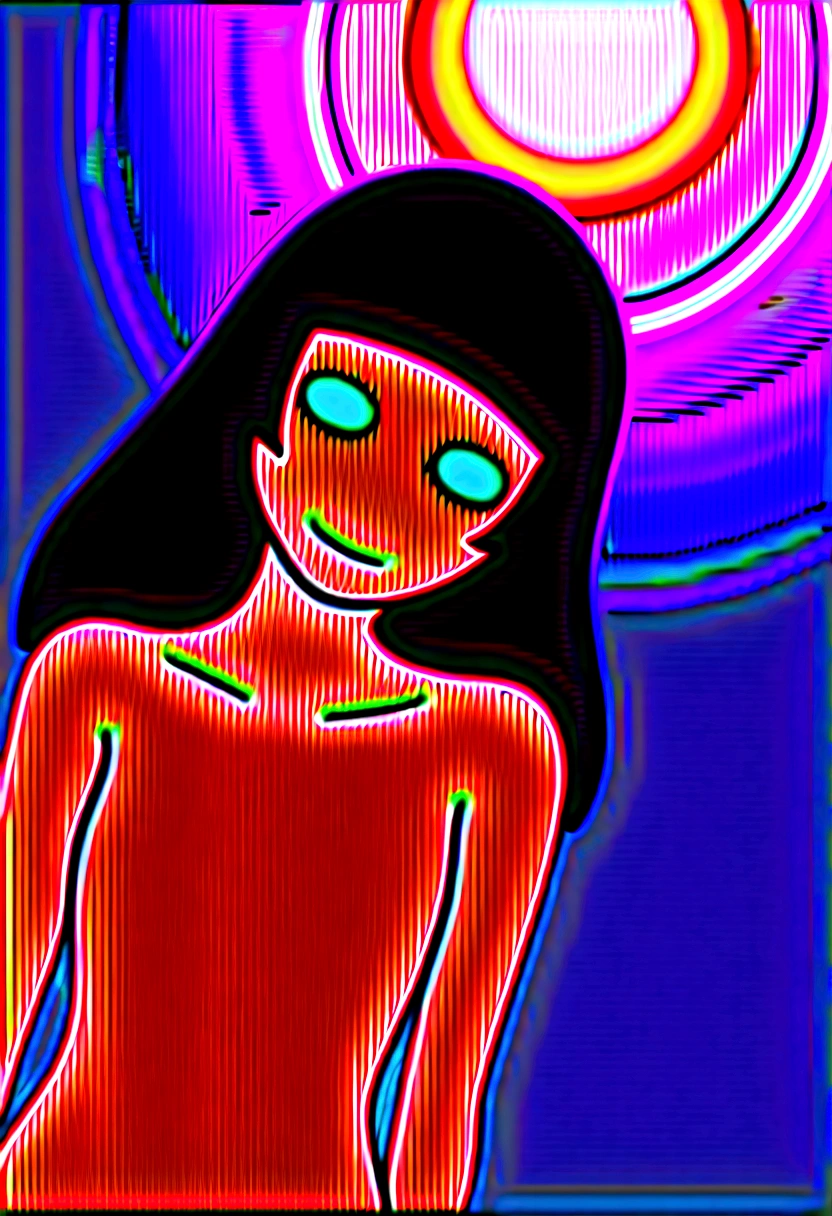 Hairy fox mom , Round face , (Tilt your face:1.1) , (Half-open wink:1.2) , Moist, round eyes , Swollen cheeks , Dark Hair , motherly smile , Glossy Lips , (nude:1.2) , Tight-fitting one-piece swimsuit , (Faded body paint:1.4) , nature , Sunny seaside , With the surprised beastmen