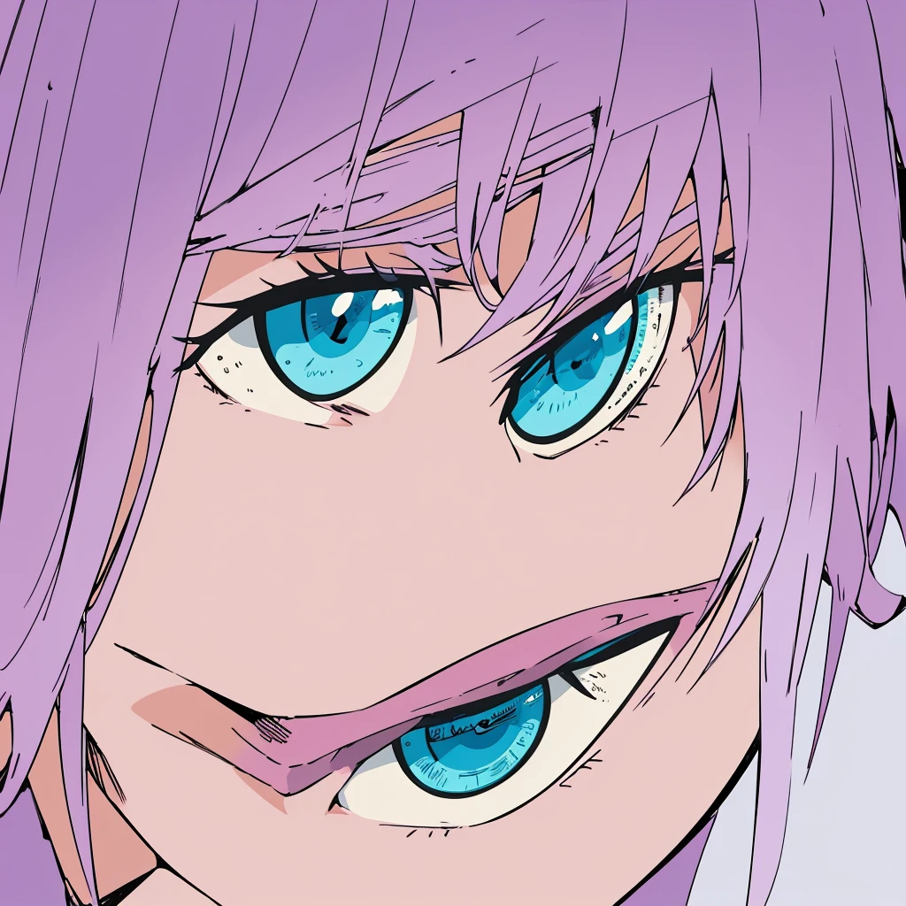 tumbnail for youtube anime style character, inspired by satoru gojo, standing, looking at the camera