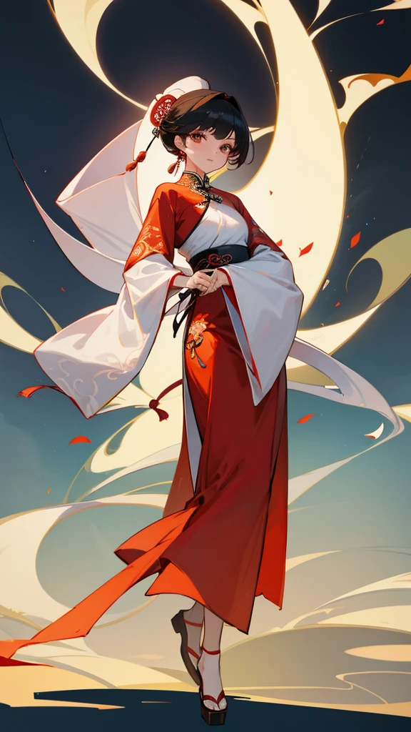 Beautiful Chinese dress full body, Hanfu dress