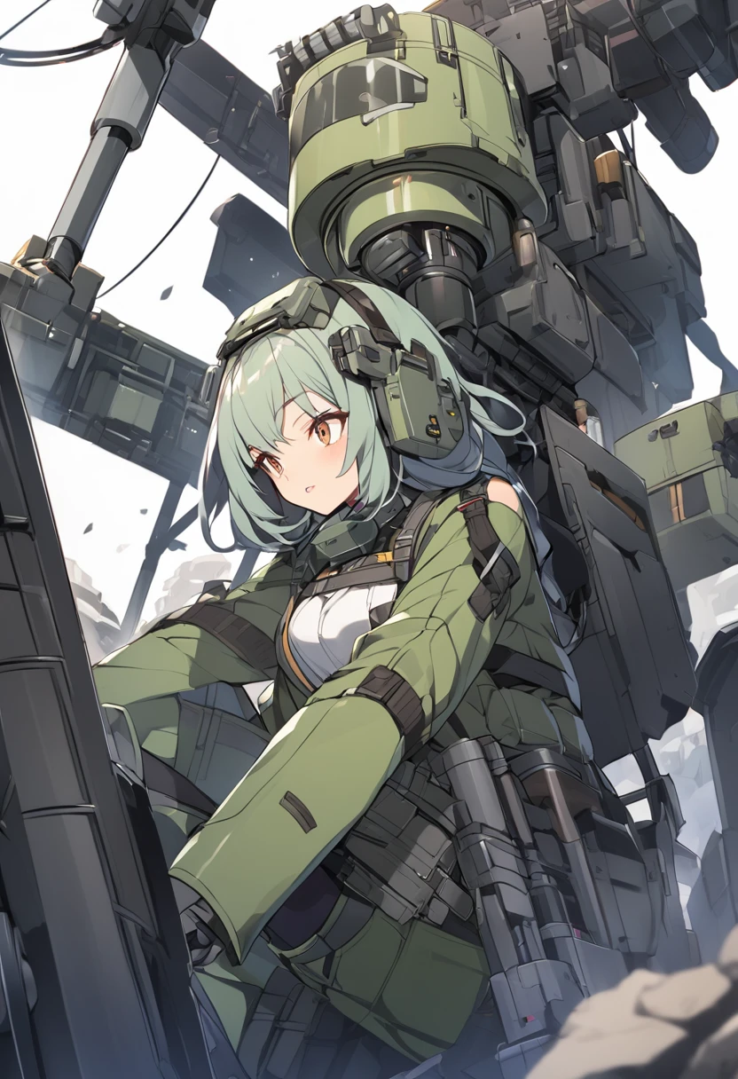 Woman of machine-type mine system