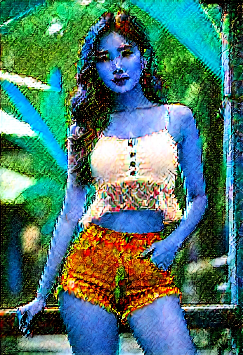 ((high quality:1.2)), (8k), extremely detailed, ((High detail:1.2)) ((best resolution)), (KKKDoVal woman), Solo, 24 year old Vietnamese female, (crop top, mini-shorts), ((extremely beautiful and perfect face:1.4)),