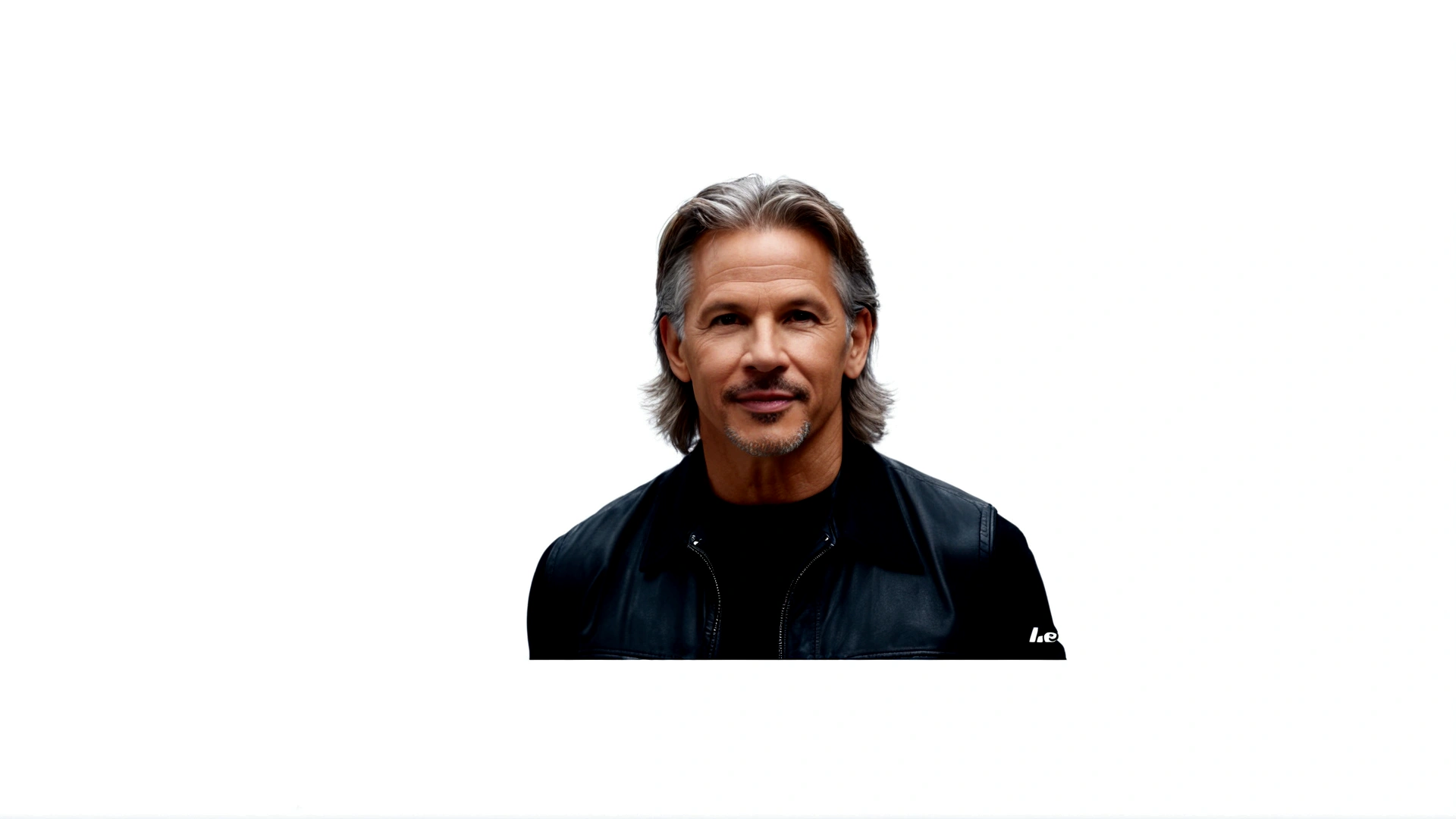 há um homem com baa young man called lineker, 50 years old, he has a face similar to Jon Bom Jovi, he has light hair, brown eyes, black blouse, black pants, black sneakers, opening the doorrba e jaqueta preta, product introduction photo, foto comercial, foto oficial, Marcos Newsom, John Alvin, foto de perfil, ele tem cerca de 50 anos, ele tem cerca de 5 0 anos, imagem de perfil, Cool appearance, ele tem cerca de 60 anos, ele tem cerca de 6 0 anos, Stephen Fabiano