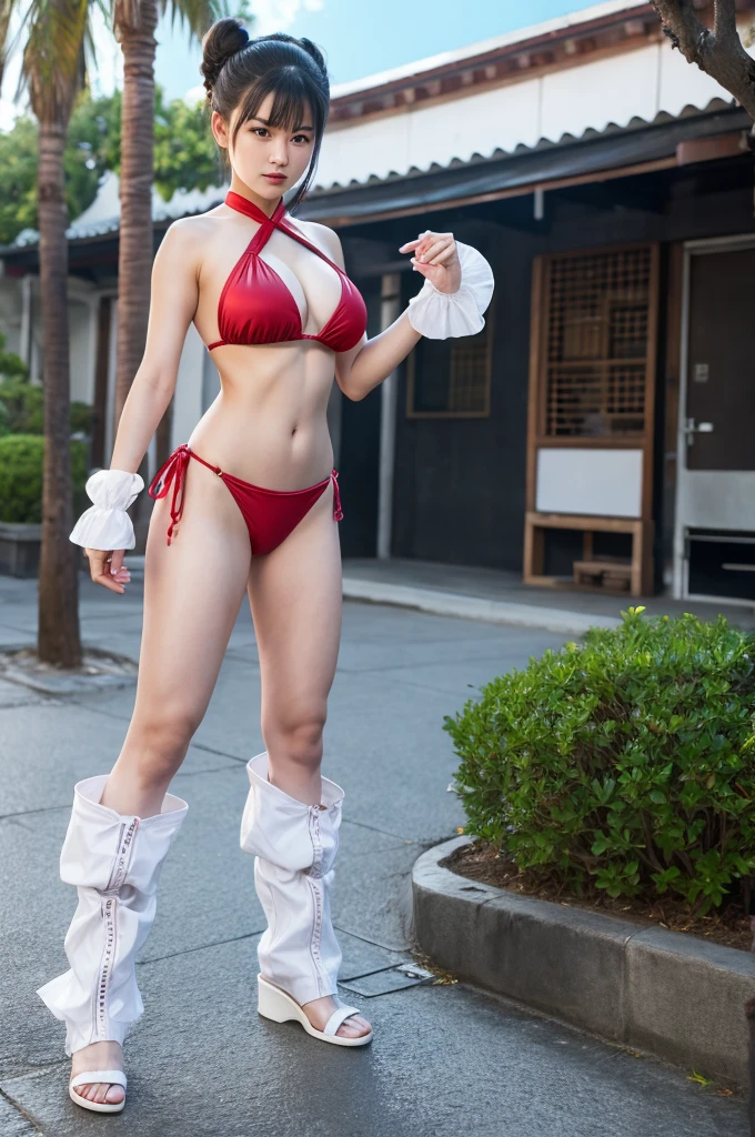 Street Fighter、Chunli、Full body、Bikini、Outdoor