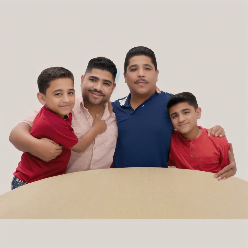 There is a group of people, who pose for photography, Happy family, family photo, a family portrait, High Quality Portrait, NFT Portrait, artem, maia sandu hyperrealistic, color portrait, Complex background, photo portrait, profile pic, inspired by Isidor Křnjávi, digital illustration art, 8K)), digital illustration art