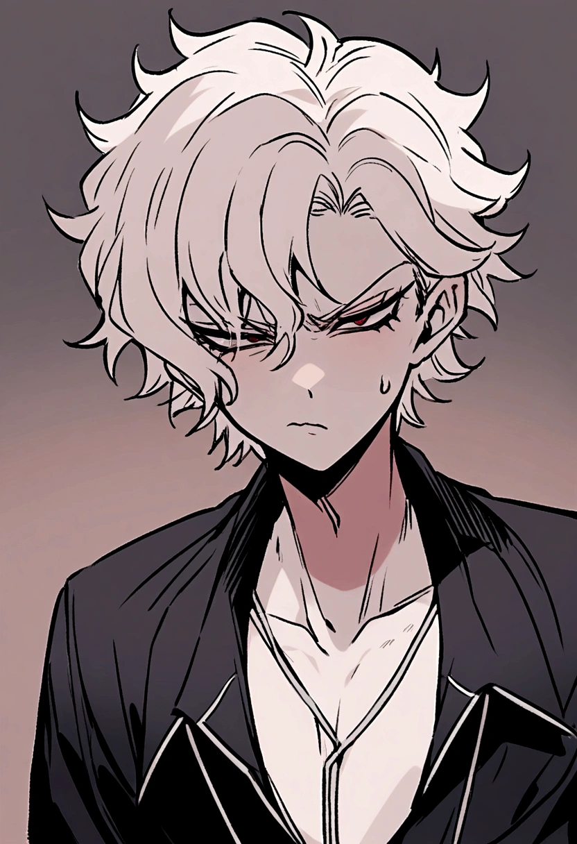 Akira Fudo, Devilman Crybaby, Male, with black clothes