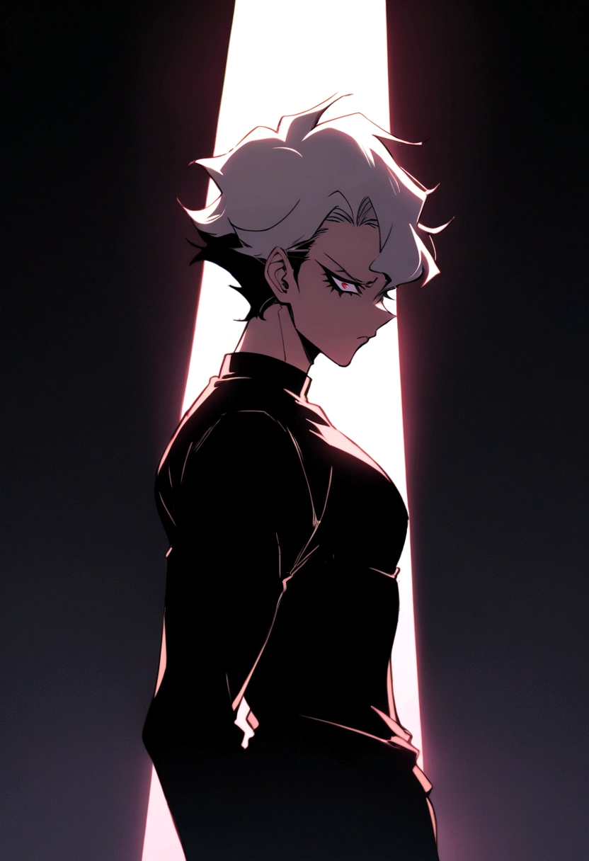 Akira Fudo, Devilman Crybaby, Male, with black clothes