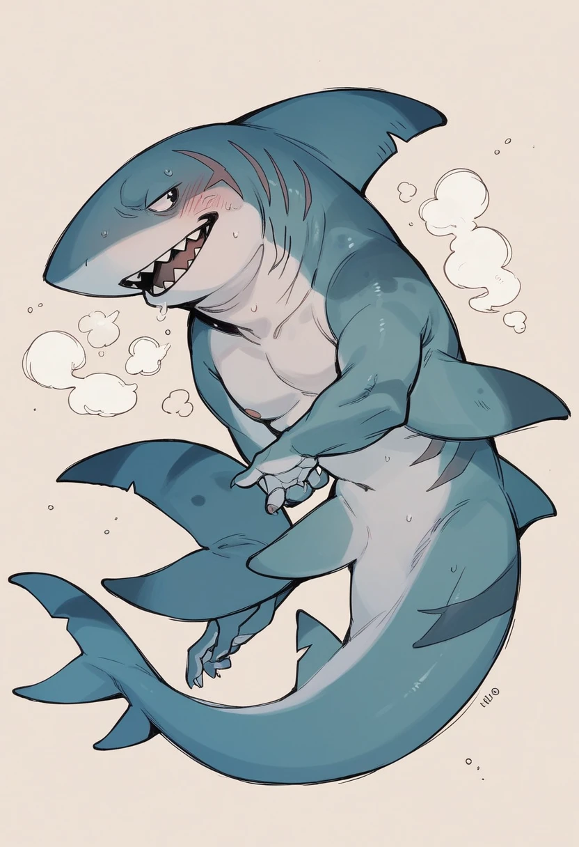 shark short of breath, mar com lixo toxico, save the planet