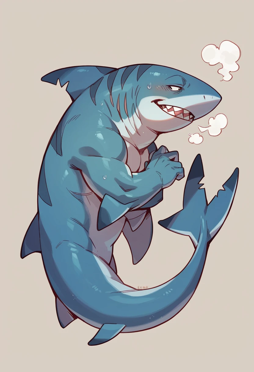 shark short of breath, mar com lixo toxico, save the planet